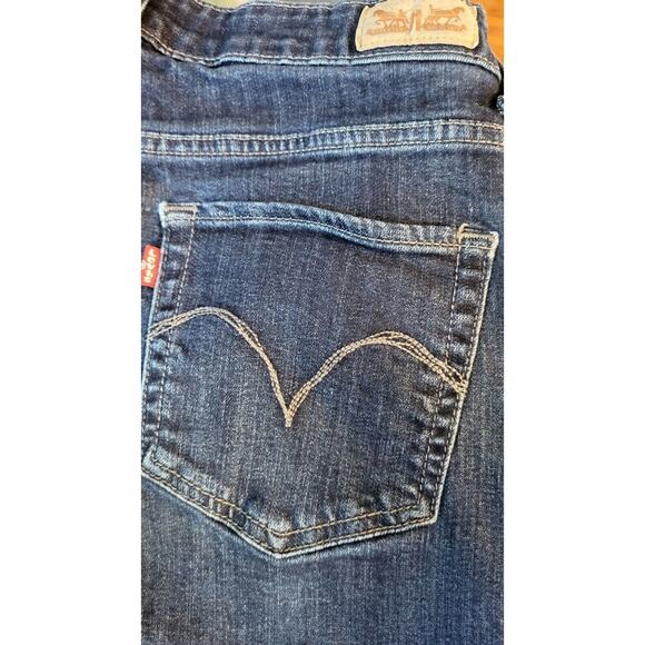 Levi's Jeans Womens Size 12 S/C Dark Blue Mid-Rise Skinny Denim Pants 26" Inseam - Picture 11 of 15